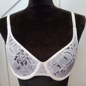 Elegant White Lace Bra